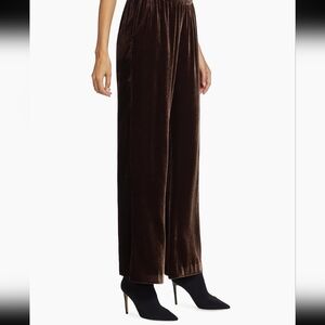 Ralph Lauren Chocolate Velvet Wide Pants